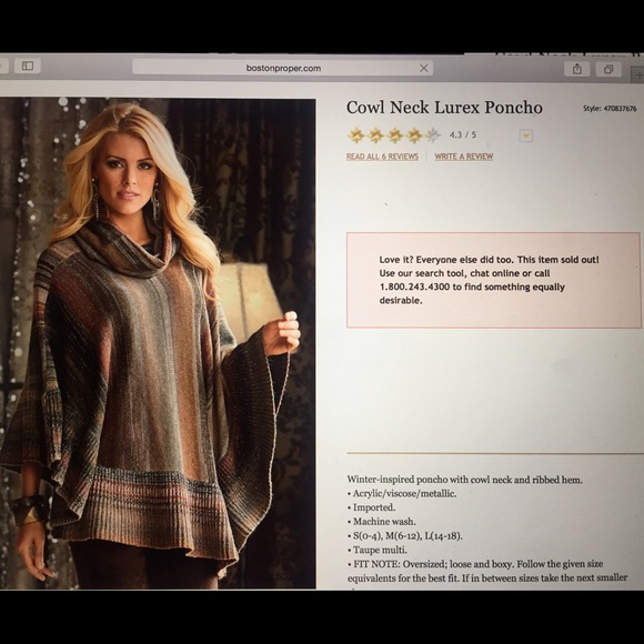 Boston Proper Poncho