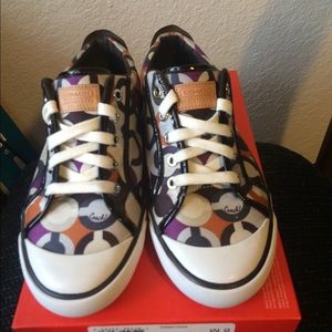 Coach fashion logo sneakers