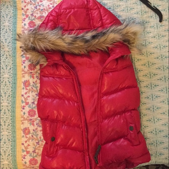 Red Puffer Vest