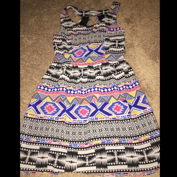 A cute patterned dress.