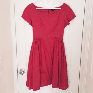 Retro Red Polka Dot Dress
