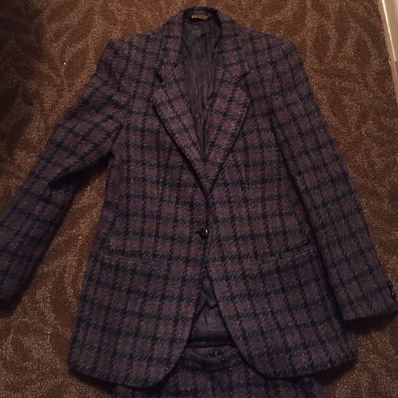 Vintage two-piece wool suit