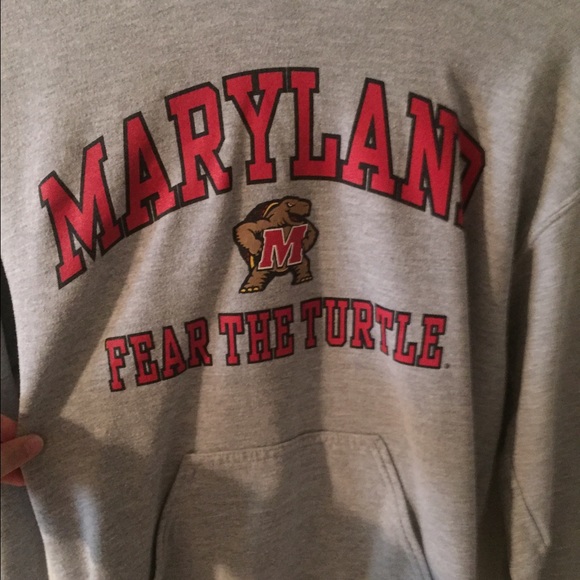 University of Maryland sweatshirt. Maryland