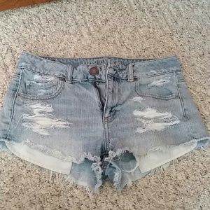 High rise shorts