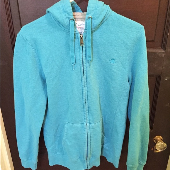 Blue zip up