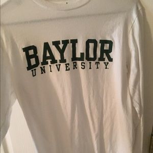 Baylor white long sleeve