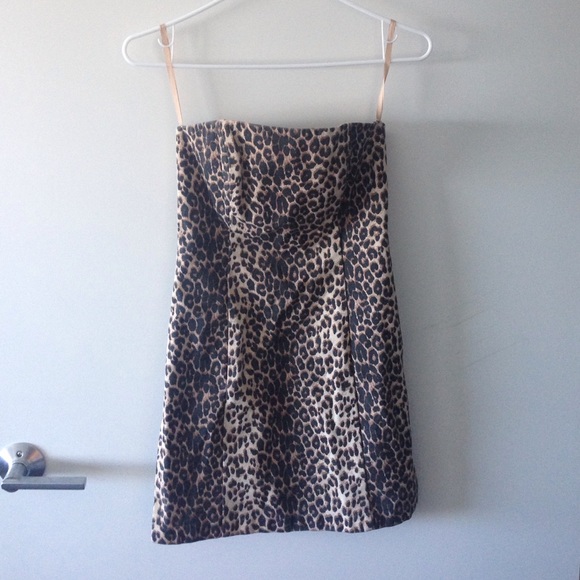 Cheetah print Cache mini dress