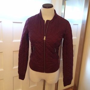 Abercrombie & Fitch lightweight poly puffer jacket