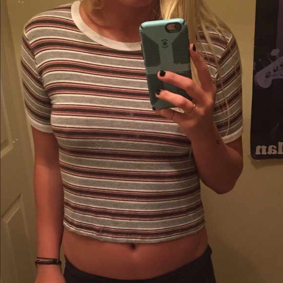 Brandy Melville/John Galt Striped Tee