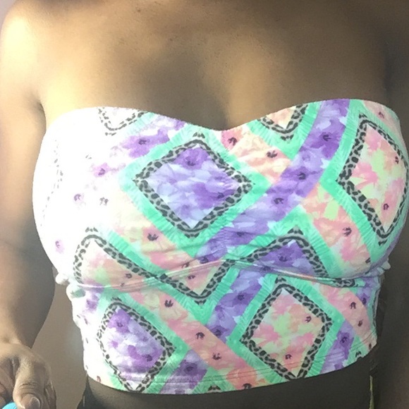 Tribal Print PINK Bandeau Top