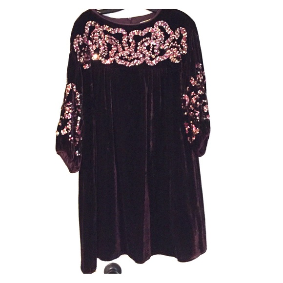 Nanette Lapore velvet dress with sequins
