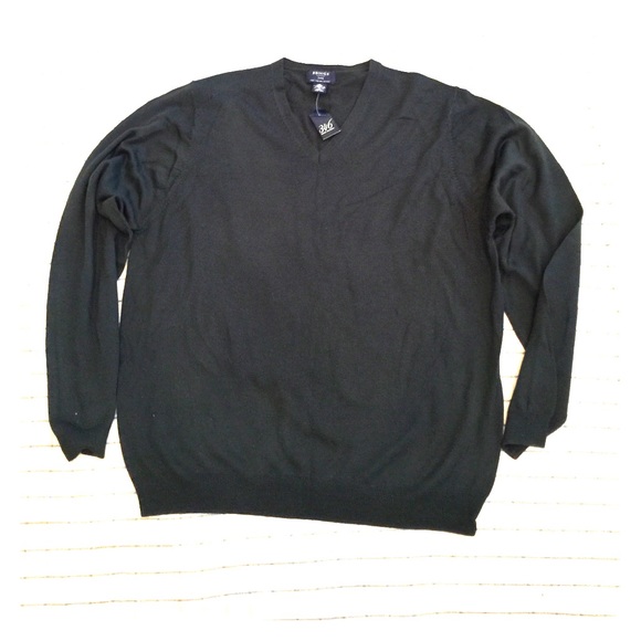 Brooks Brothers Men's V-Neck Forest Green sweater