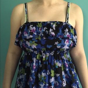 floral tank top