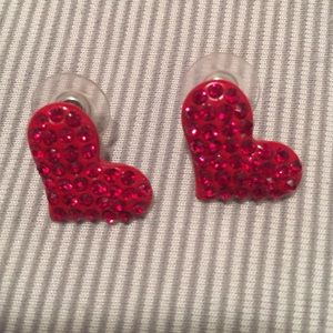 Betsey Johnson Heart earrings