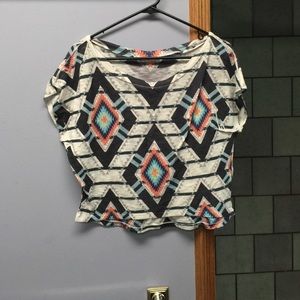 Print crop top