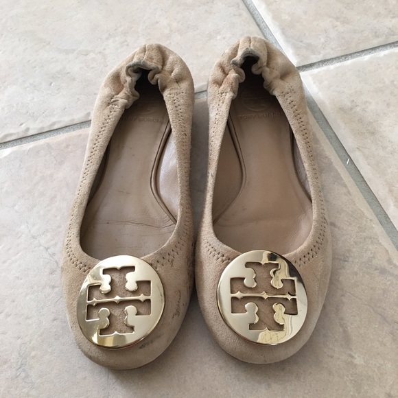 Tory Burch Reva Suede Flats
