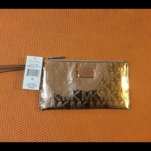 Michael Kors Wristlet Gold
