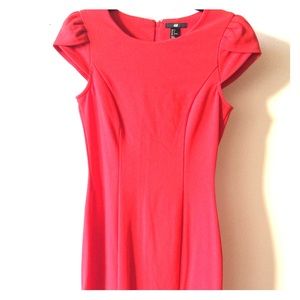 Red fitted Dress