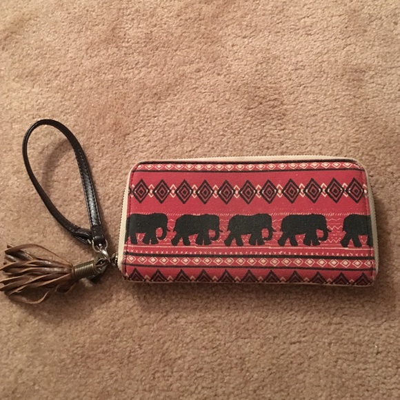 Elephant/Giraffe Tribal wallet