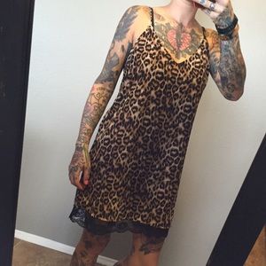 Leopard Slip Dress