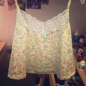 Patterned crop top