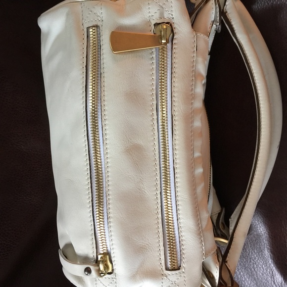 Cesare Paciotti  white rectangular small satchel