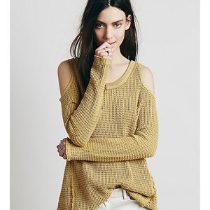 Free People Sunset Open Shoulder Pull Over