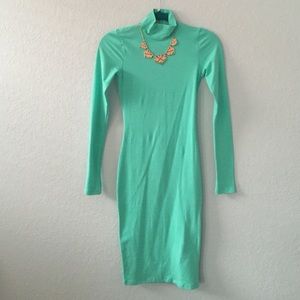 Naked Wardrobe Midi Bodycon Dress