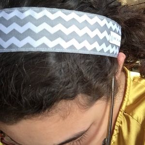 Owl be Sweating Grey & White Headband / Hair Band