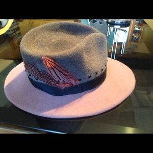 Furfelt hat, hand made, hand sewn.