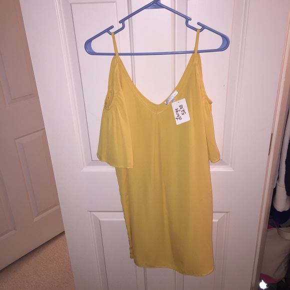 Mustard Yellow Dress - Picture 1 of 3
