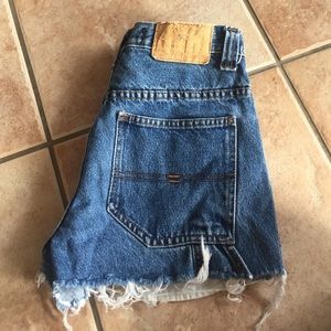 High waisted polo shorts