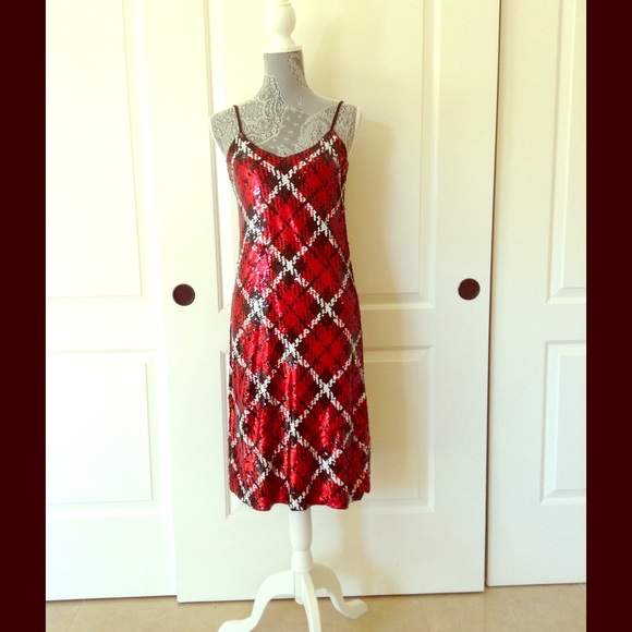 Michael Kors beautiful Christmas sequin dress