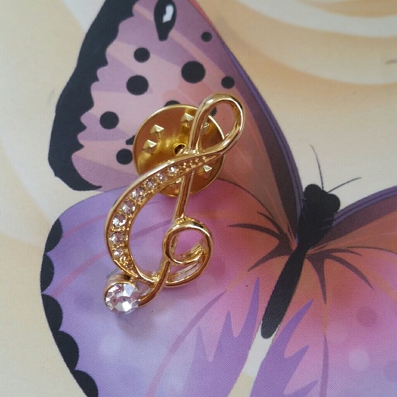 Music sign pin