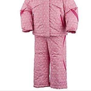 Toddler girl 3t Columbia snow bib