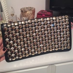 Rhinestone studded clutch, evening bag