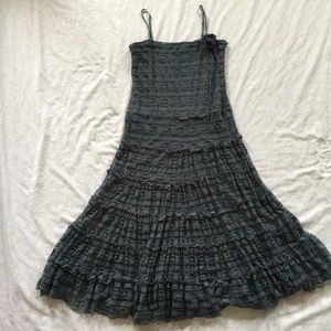 Max Studio gray lace dress