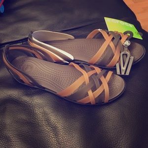 Brand New Crocs Huarache flats