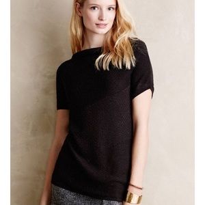 Anthropologie Crossways Patterned Pullover By Moth