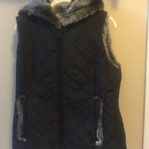 Reversible winter vest.