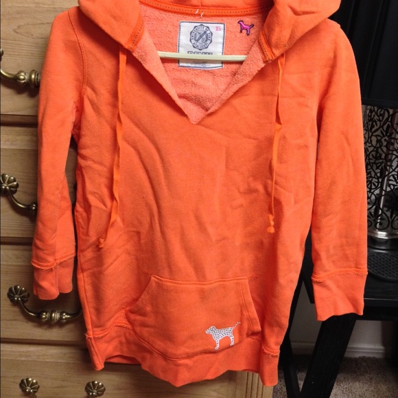 VS Pink hoodie in Orange!