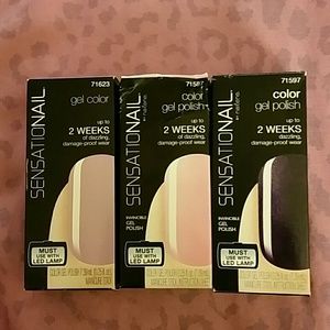 BUNDLE 3 Sensational LED Gel nail polishes