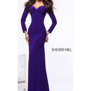 Sherri Hill Purple Evening Gown Sz 6