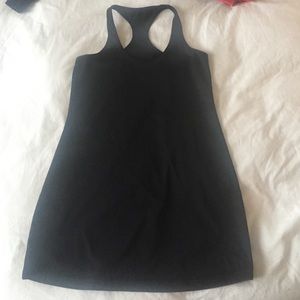 Black lululemon super long cool racerback.
