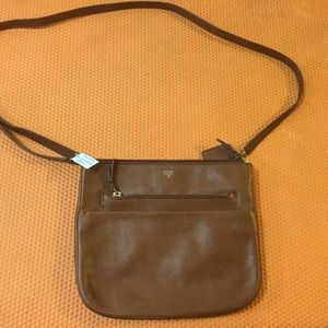 Fossil CrossBody Bag Brown, AUTHENTIC