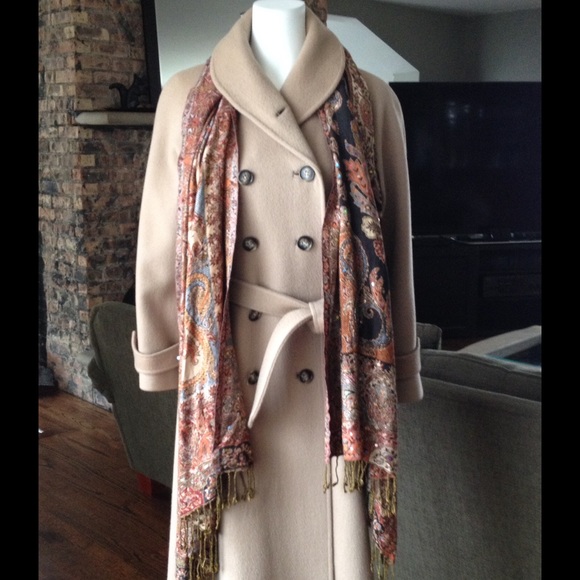 EUC Vintage (Cashmere?) Wool Coat - Picture 3 of 7