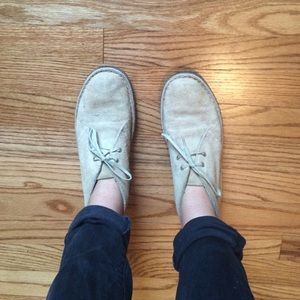 Clark Original Desert Boot light tan suede crepe