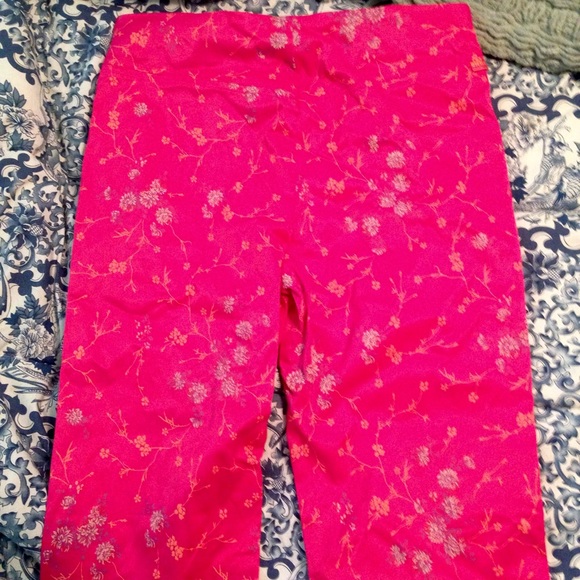 OILILY Hot Pink Brocade Pants EU 38