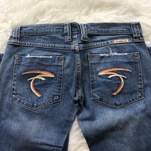 Brand new factory distressed Frankie B jeans!!!