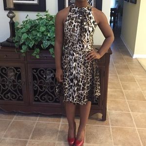 Bebe leopard dress